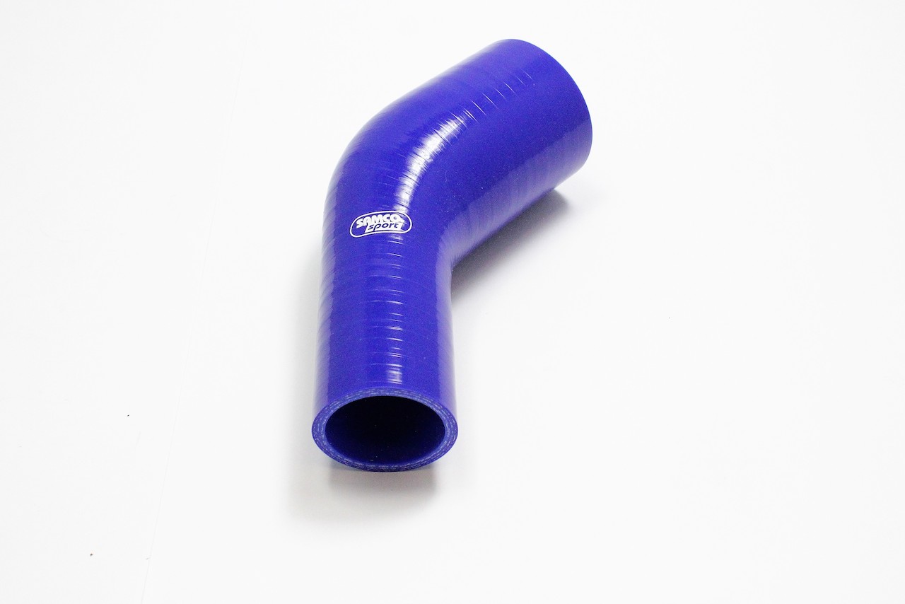 Samco sport silicone 45 ° Coudes diamètre 32mm Bleu